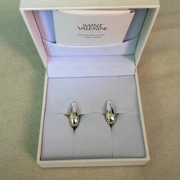 SAINT VALENTINES PAOLO HOOPS in sterling silver - Picture 9 of 13